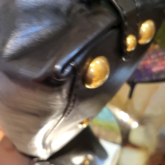 Gucci Black Leather Babouska Dome Satchel. - Picture 14 of 16